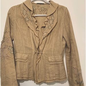 Elie Tahari~ Linen Jacket